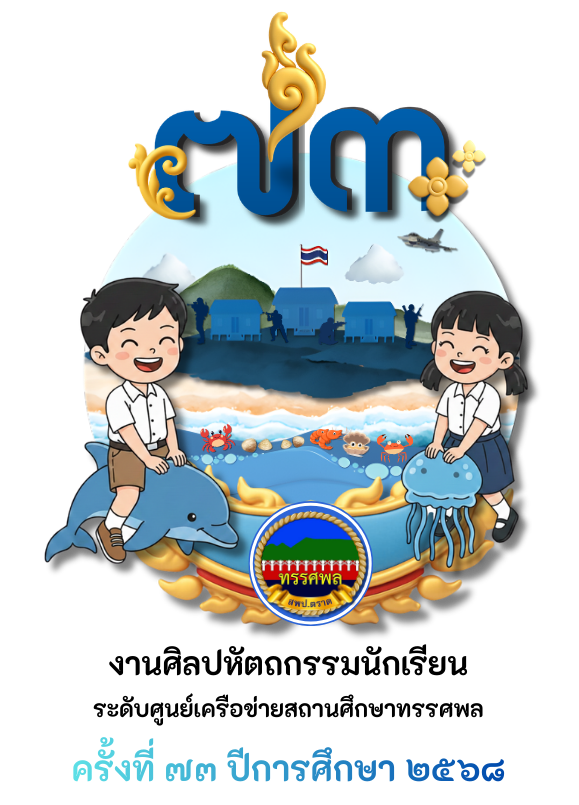 เว็บไซต์การแข่งขันงานศิลปหัตถกรรมนักเรียน ครั้งที่ 73 ปีการศึกษา 2568 ระดับศูนย์เครือข่ายสถานศึกษาทรรศพล